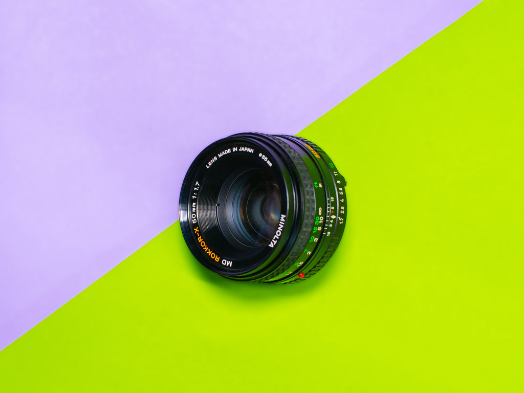 Minolta MD Rokkor-X 50mm 1:1.7 Prime Lens
