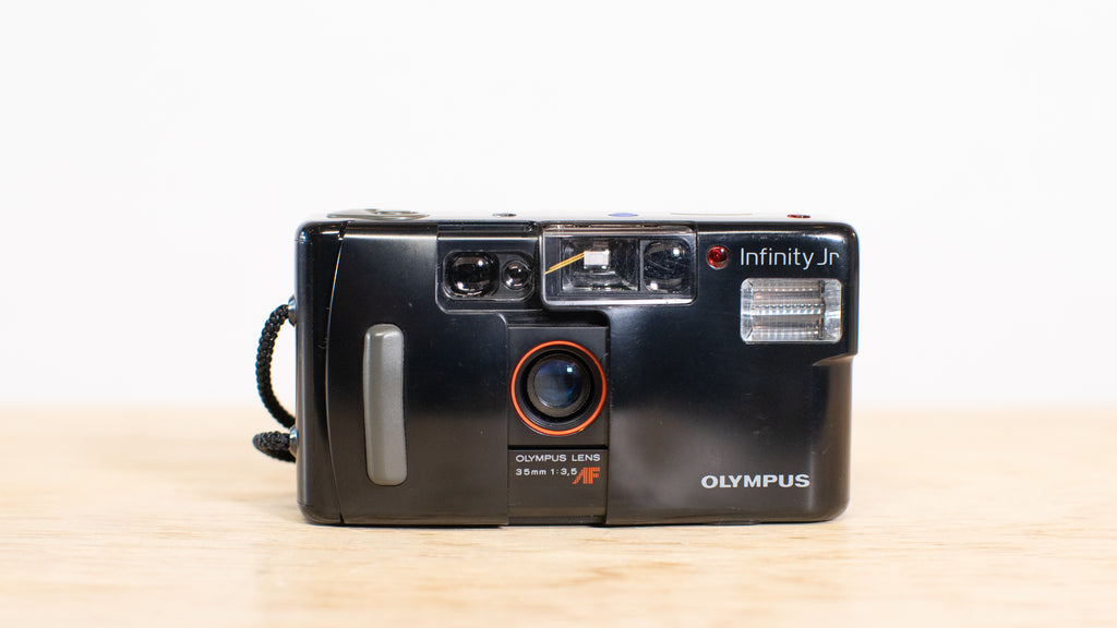 Camera with Olympus 35mm prime lens
