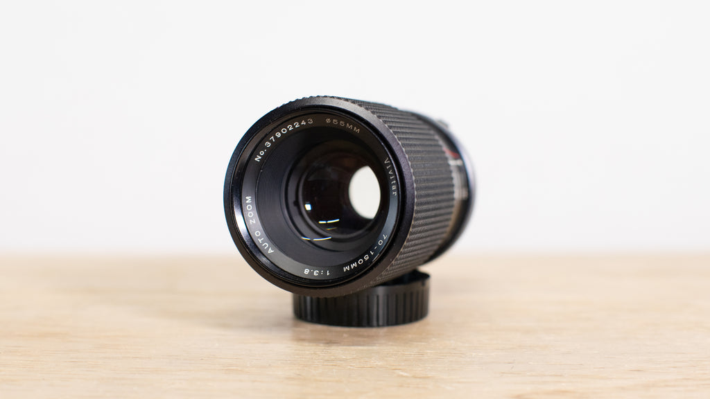 Vivitar 70-150mm 1:3.8 zoom lens.