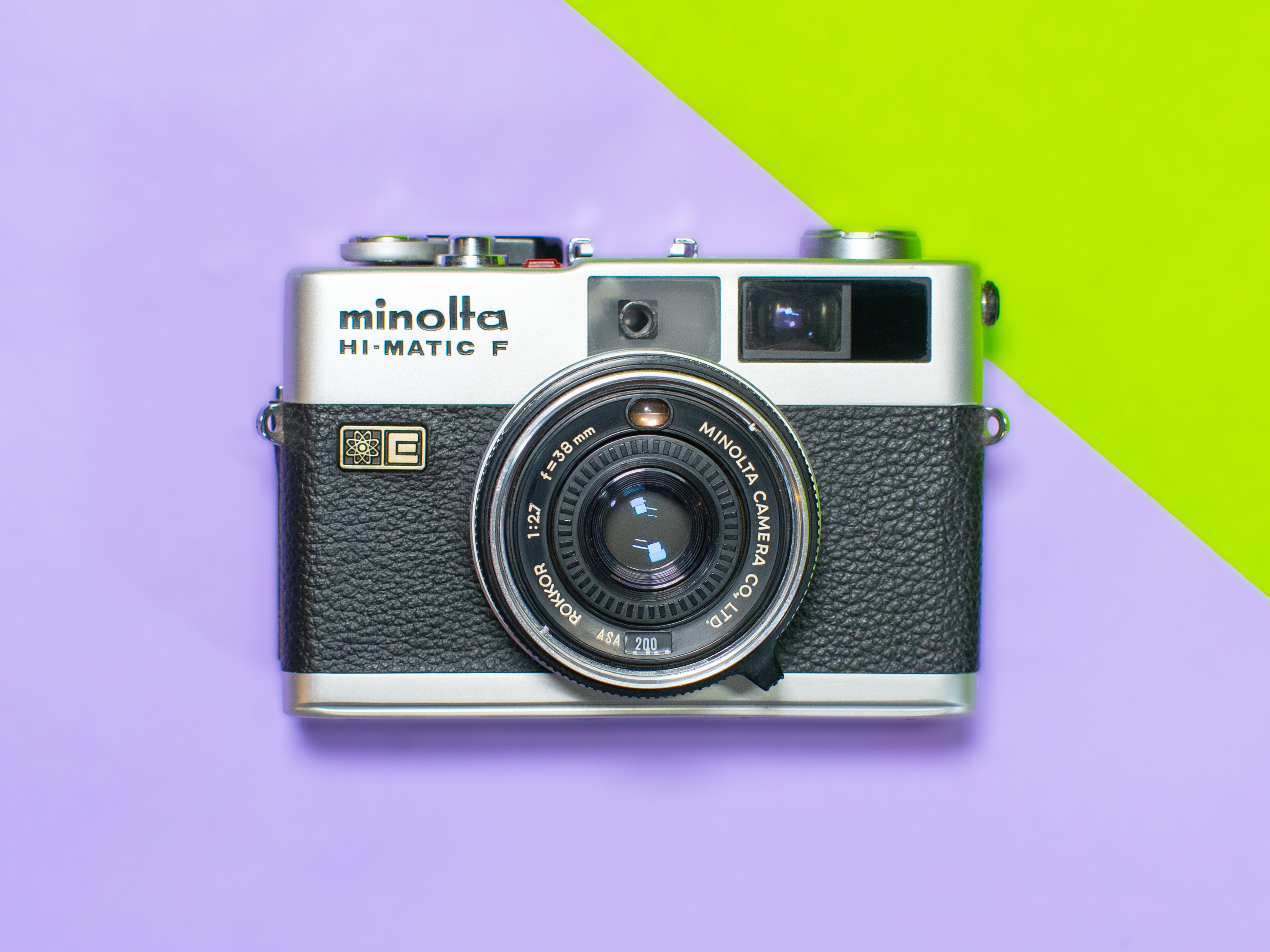 Minolta Hi Matic F Rangefinder 35mm Film Camera